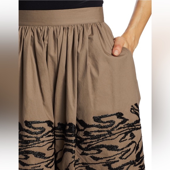 NWT Rachel Comey Sage Sequin Tiger Print Midi Skirt - Picture 6 of 10